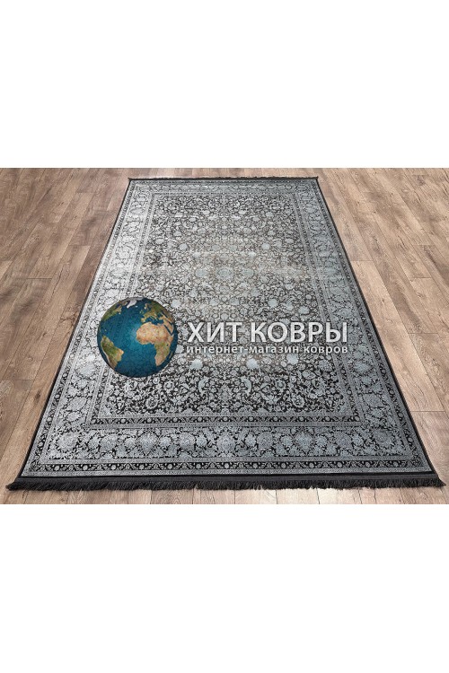Иранский ковер Arti 8072 Черный-серый